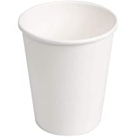 García De Pou Vasos Bebidas Calientes 1 Pared 240 ml 280 + 18 Pe G-M2 Ø8-5.6x9.2 cm- Blanco Cartoncillo- 50 Unidades